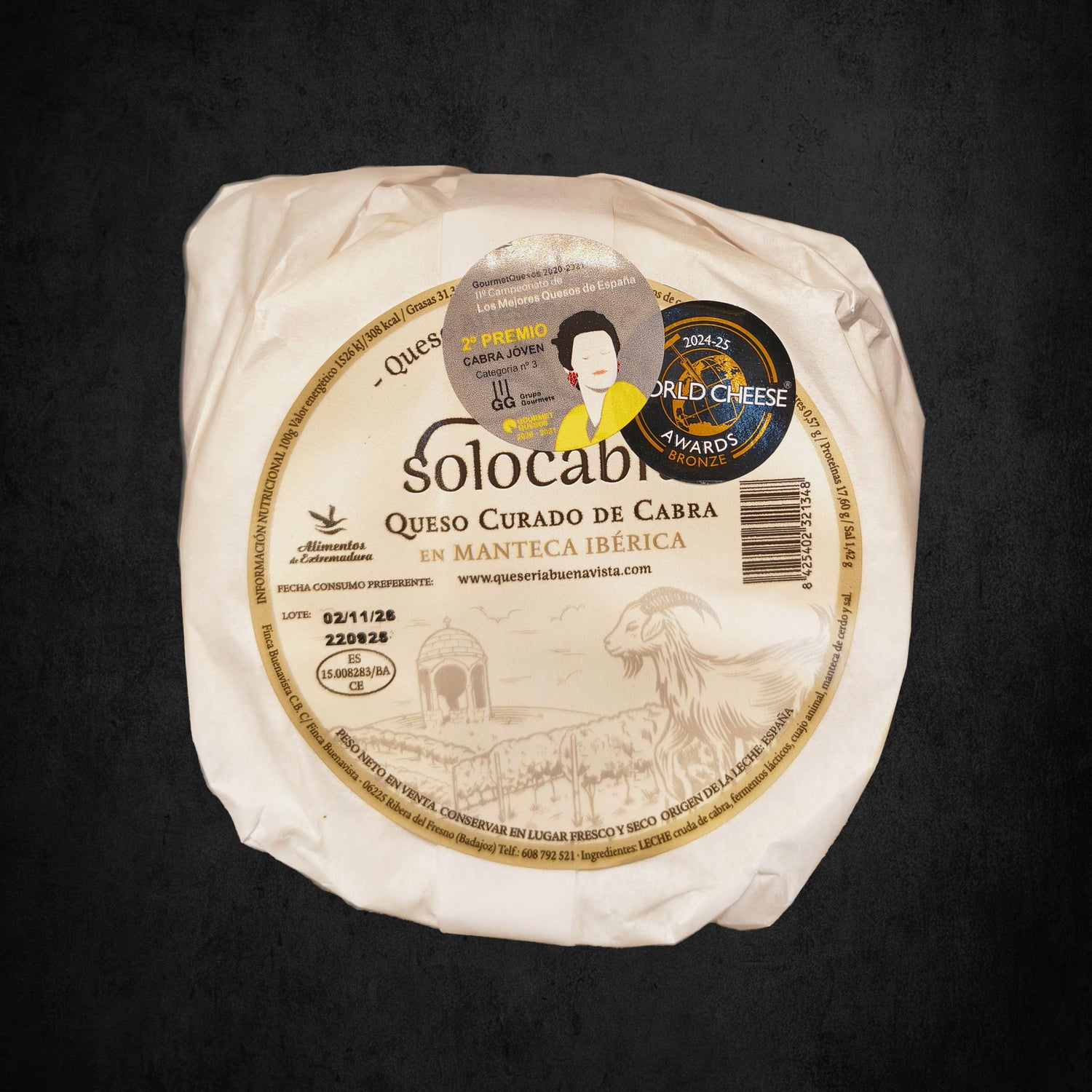 Queso Curado de Cabra Solocabra