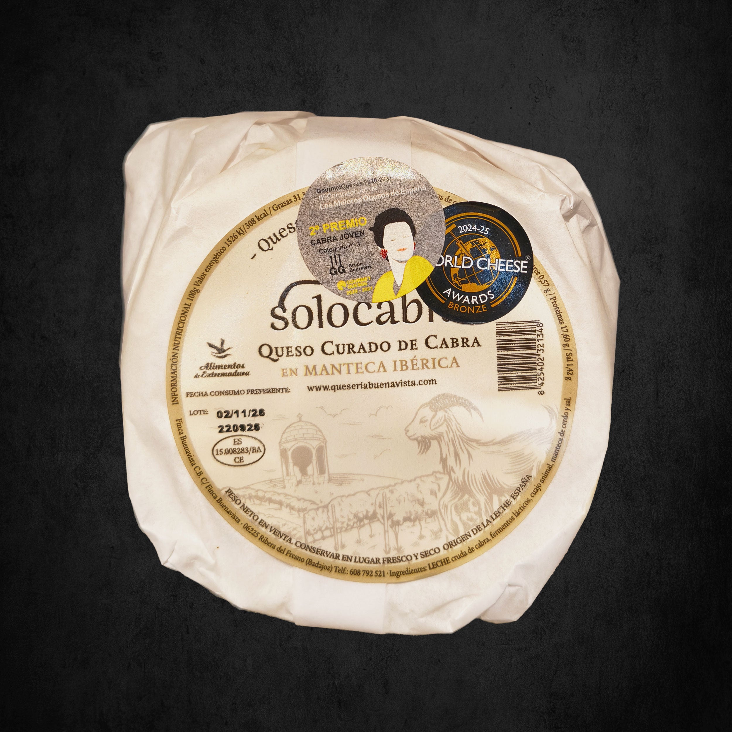 Queso Curado de Cabra Solocabra